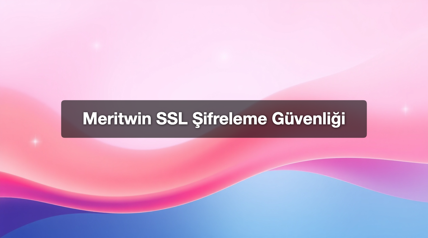 Meritwin SSL Şifreleme Güvenliği